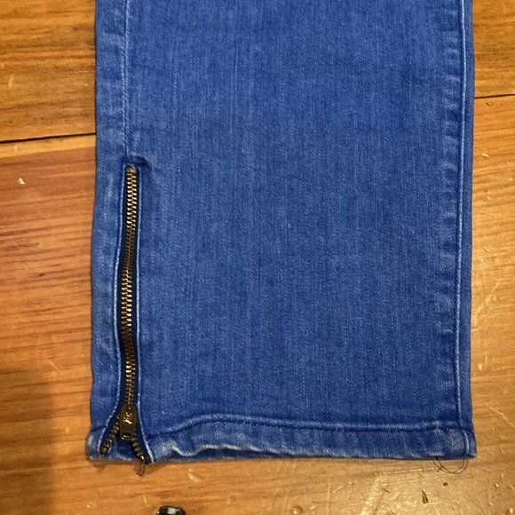 BODEN 14 Blue Ankle Skimmer Jeans Zipper - Picture 5 of 12
